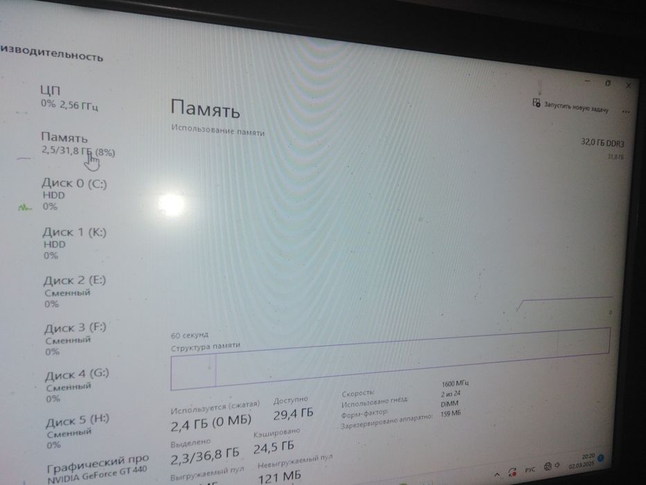 ПК 500гб HHD, DDR3 32gb Intel Xeon E5-2673 v3 з