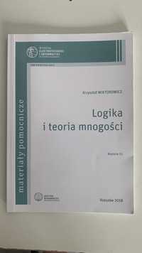 Logika i teoria mnogości Krzysztof Wiktorowicz Prz