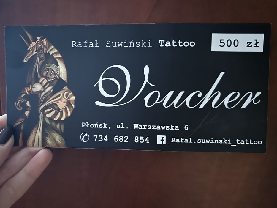 Voucher na tatuaz
