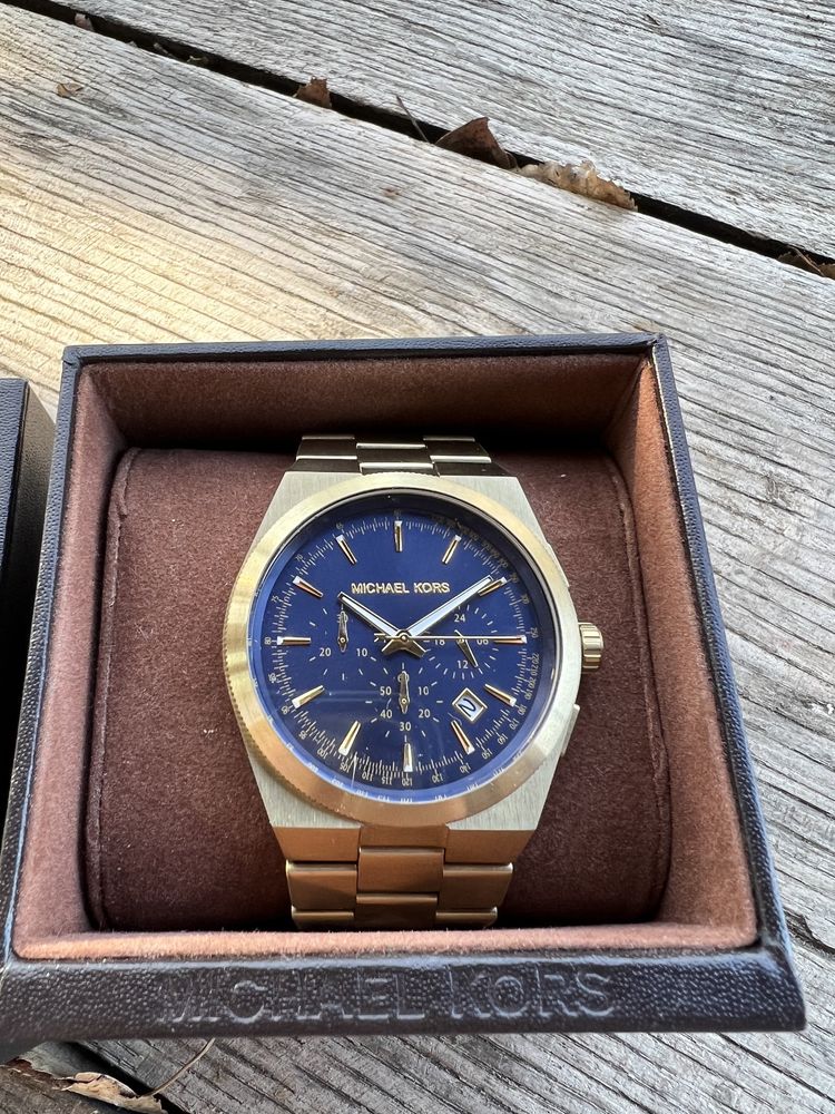 Męski zegarek Michael Kors MK8338 w kolorze złotym