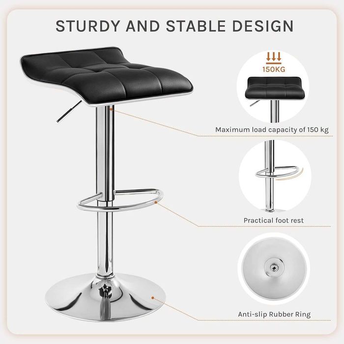 Nowy hoker barowy /krzesło /taboret/stołek obrotowy/fotel 2 szt !K124!