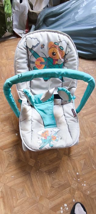 Дитячий шезлонг, крісло гойдалка, переноска