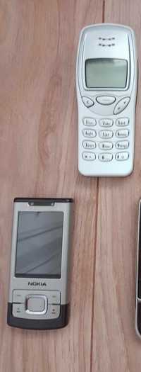 Dwa telefony komórkowe Nokia.