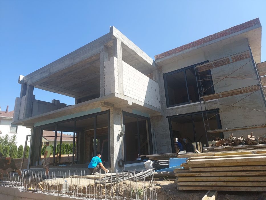 Будинок під ключ| бетоні роботи | монолітні Сходи стіни армопояс