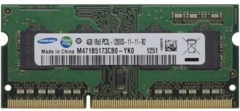 Оперативная память Samsung 4Gb DDR3L 12800s