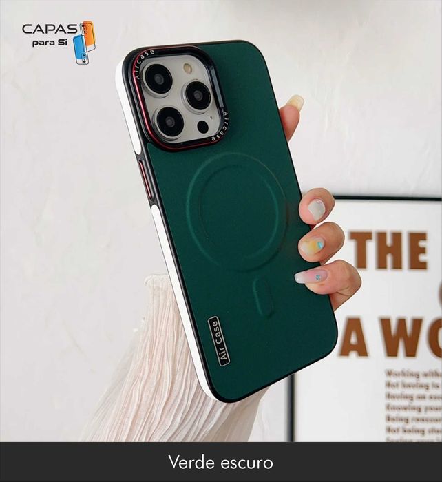 Capa air MagSafe iPhone 15/14/13/12/11Pro/ProMax -- PORTES INCLUIDOS
