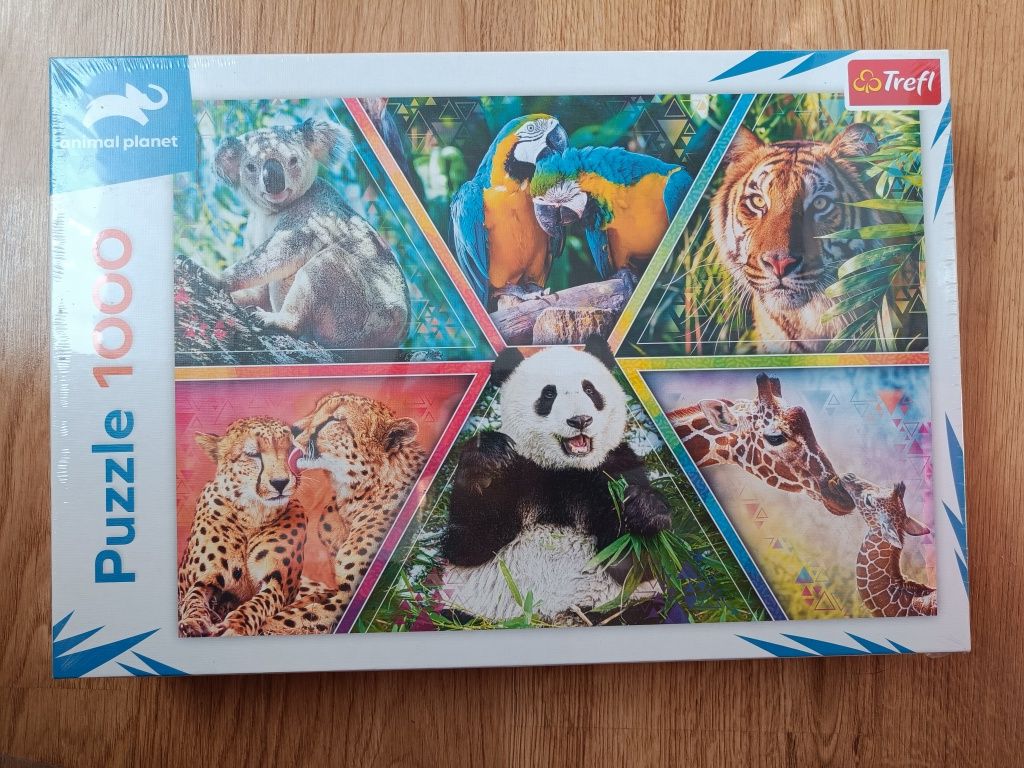 NOWE Puzzle 1000 elementów Animal Planet Trefl