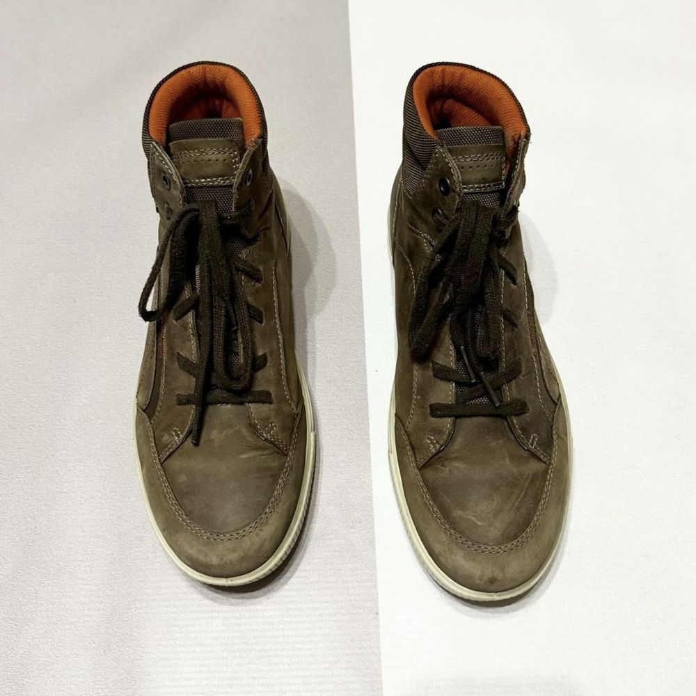 Зимові шкіряні кросівки ботінки Ecco Gore Tex 43 розмір