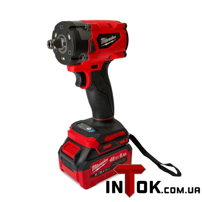 Аккумуляторный гайковерт Milwaukee M18 | 350Nm | 48V | 5.0 A/h