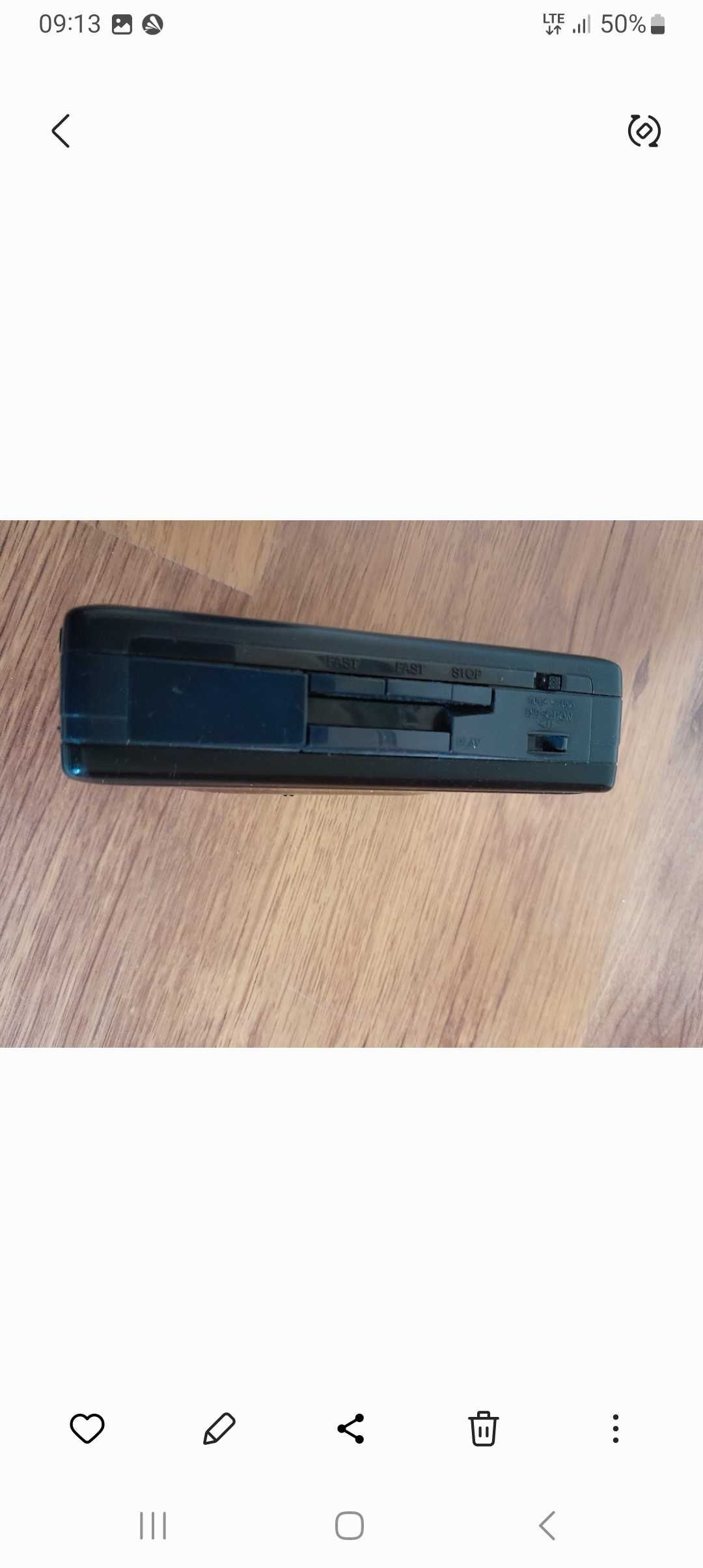 Walkman kolekcjonerski z lat 90 tych sharp jc-516