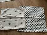 Poszewki dekoracyjne poduszki pszczoły H&M ozdobne George Home bawełna