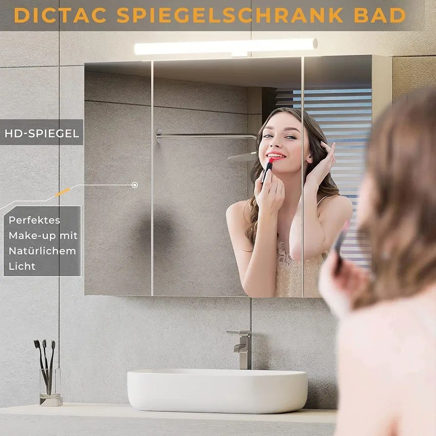 Szafka łazienkowa z lustrem Dictac .