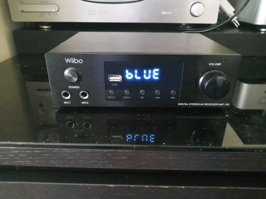 Amplificador mini Bluetooth c/comando