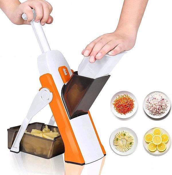 Szatkownica Krajalnica Do Warzyw Owoców Wielofunkcyjna Ręczna Tarka Ku