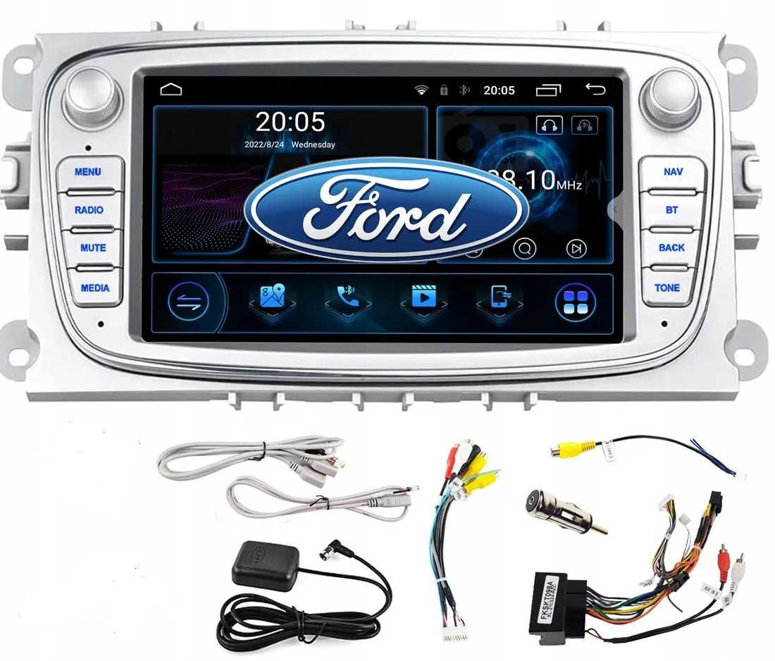 Radio 2din do ford Android,Gps,Wifi,Usb,bt.(2 kolory)  Nowe