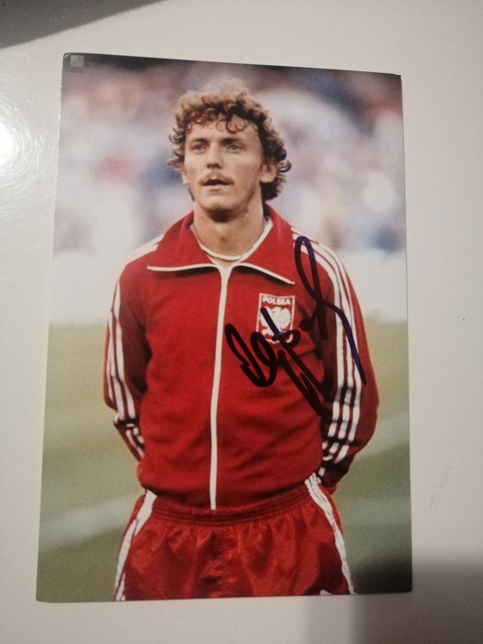 Oryginalny autograf Zbigniew Boniek