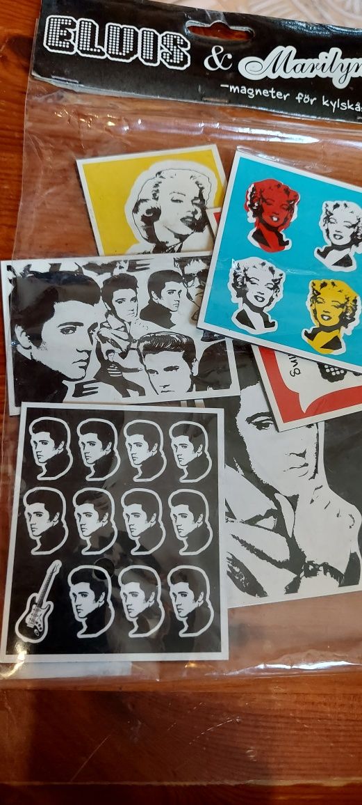 Magnes na lodówkę - Merlin Monroe- Elvis Presley