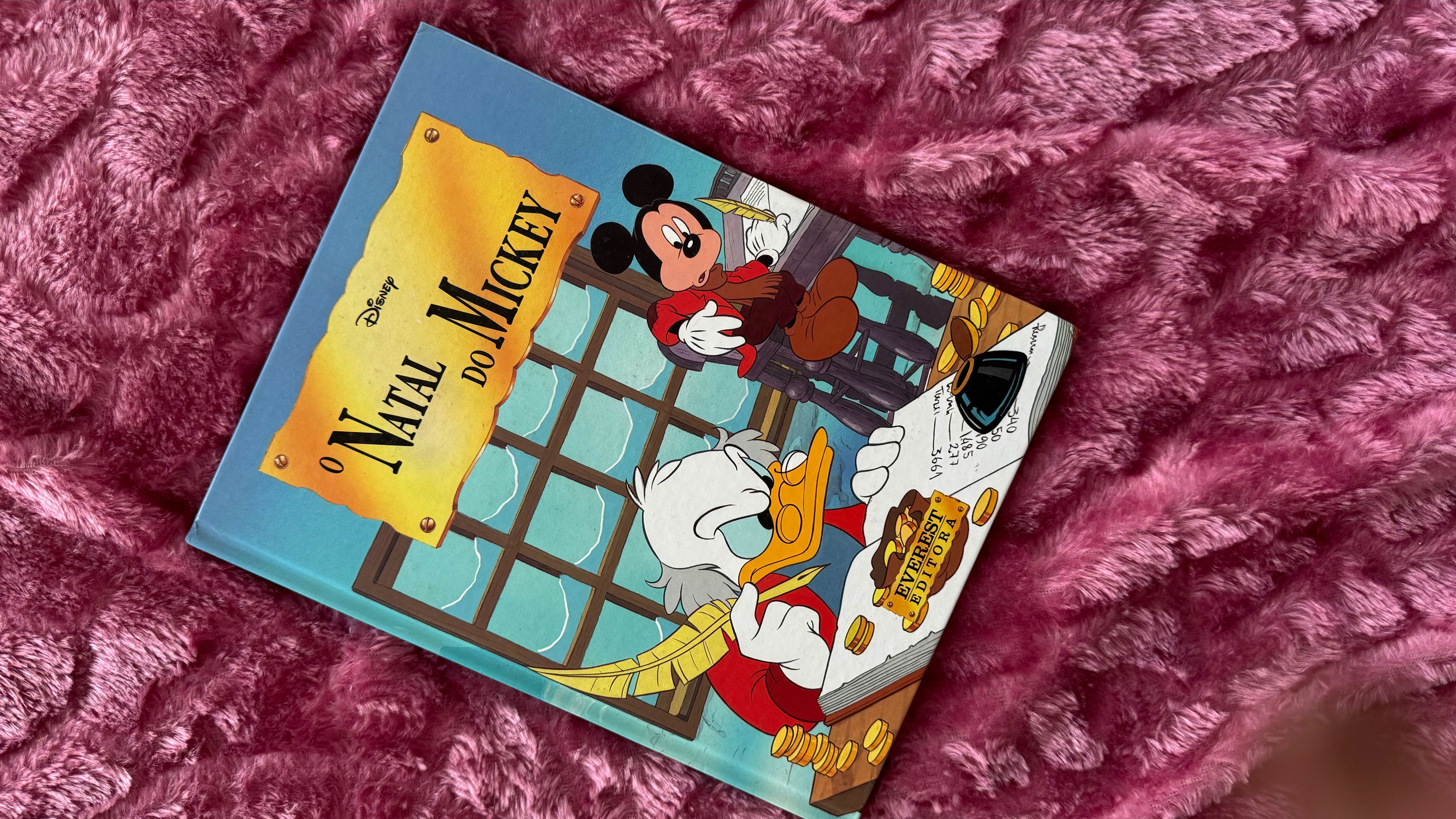 Livro "O Natal do Mickey" - Walt Disney