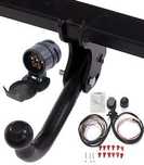 NISSAN QASHQAI od2006 J10+JJ HAK HOLOWNICZY +WIĄZKA + GNIAZDO 13PIN + ADAPTER 13/7