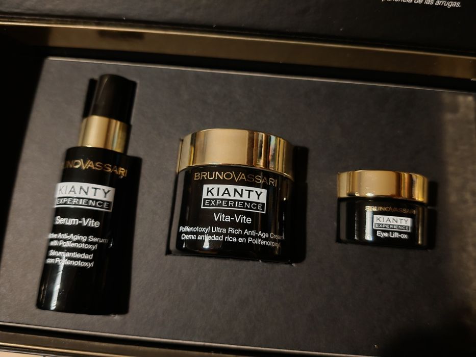 Zestaw kosmetyków KIANTY Bruno Vassari Krem + Serum + Krem pod oczy