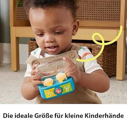 FISHER-PRICE zatyczki do uszu do nauki i zabawy  interaktywne od 6 msc