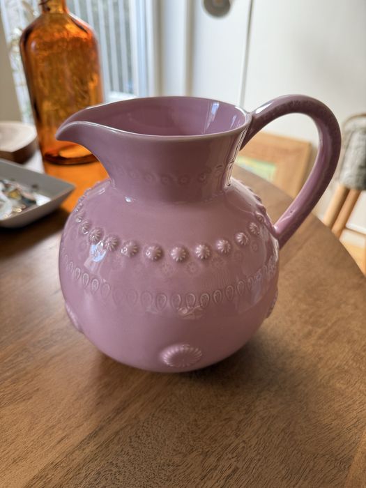 Jarro Rosa Bordallo Pinheiro