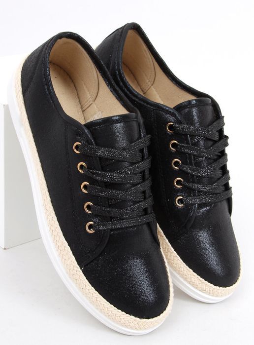 Espadryle Sznurowane Zillo Black