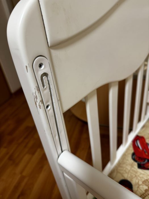 Дитяче ліжечко Angelo Lux-2 з маятниковим механізмом та шухлядою