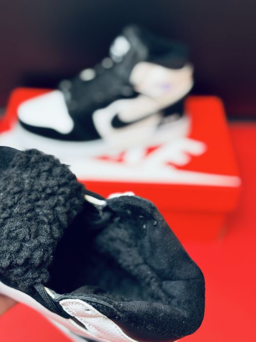 Теплые зимние кроссовки Nike / зимові кросівки Найк / Хай топ Nike