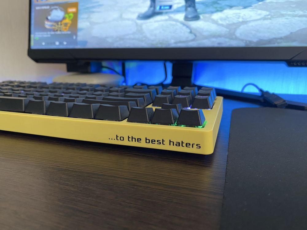 Клавиатура механическая, оптическая Hator RockFall EVO TKL 80%