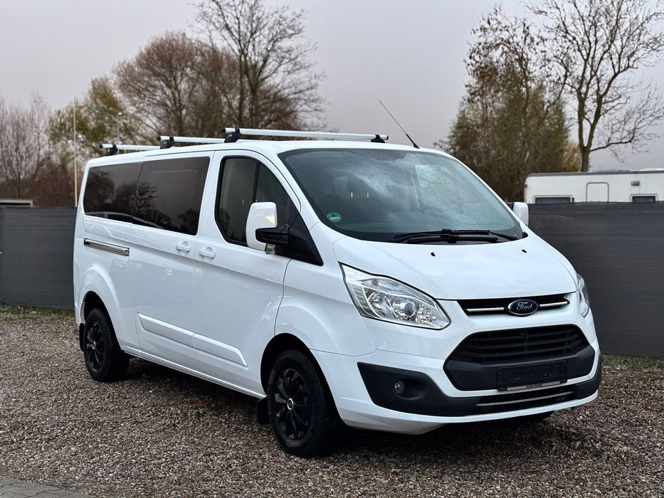 Ford Transit Custom 2.0 TDCi 130 Ps L2 Long 6-osobowy Brygadówka Hak Klima Serwis