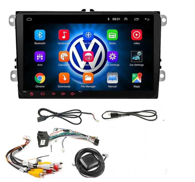 Radio Samochodowe do Vw,Skoda,Seat-ANDROID*GPS*WIFI*USB,BT(4 modele)