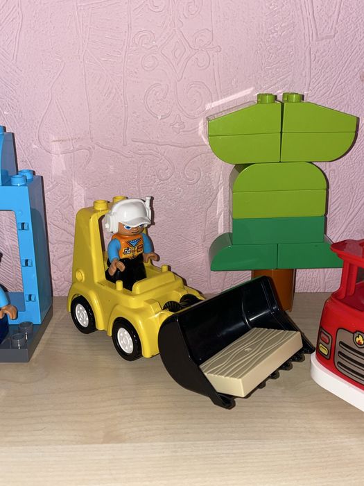 Конструктор Lego Duplo оригинал Пожарная машина, самолет, грузовик