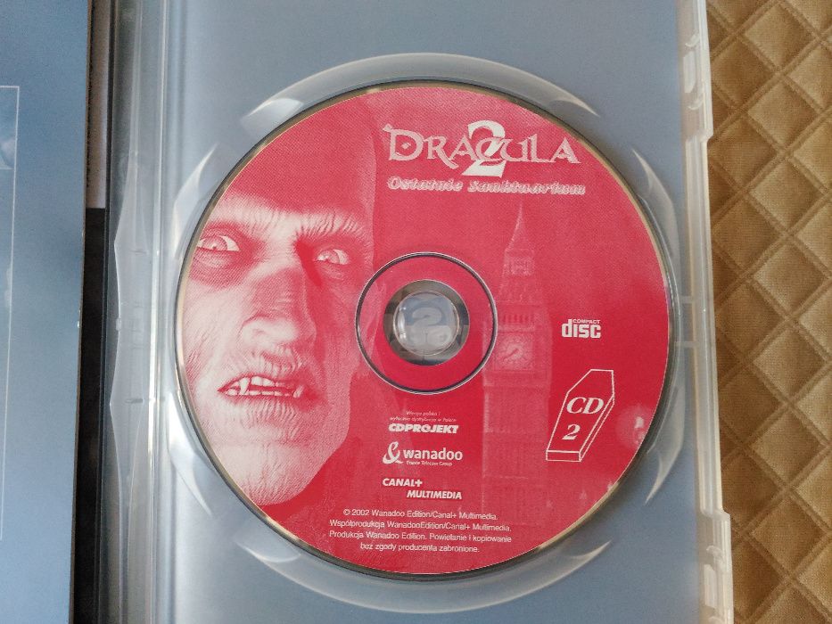 Dracula 2: Ostatnie Sanktuarium PL 2CD + pudełko i instrukcja