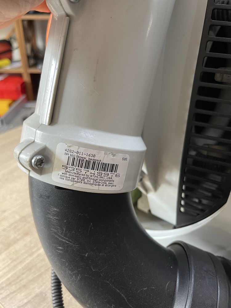 Stihl BR 550 / бензинова повітродуйка 1000 л/хв