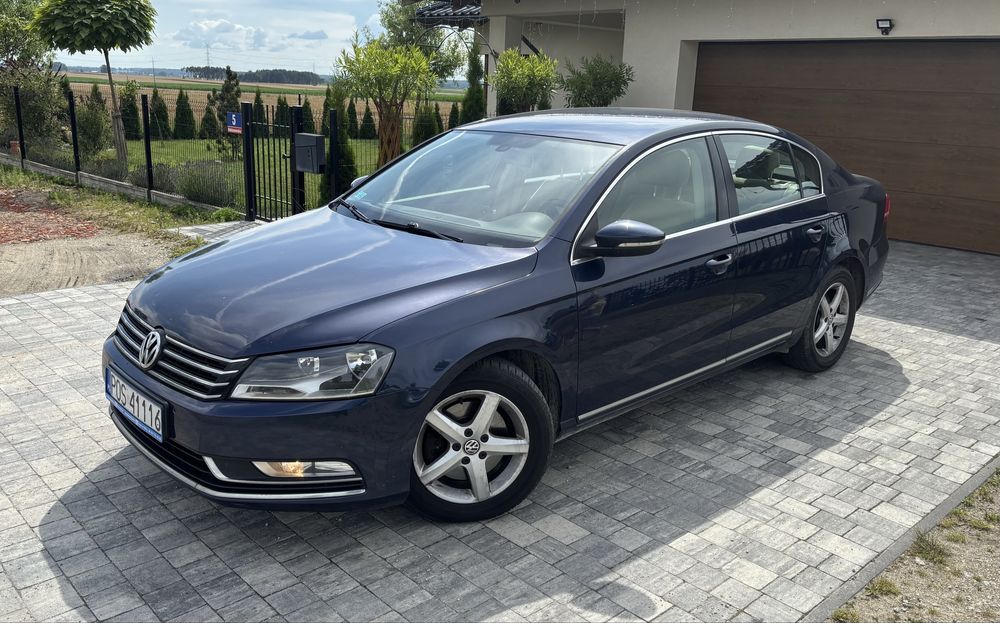 Volkswagen Passat B7 2.0 TDI Bluemotion 140 KM – bezwypadkowy 100%