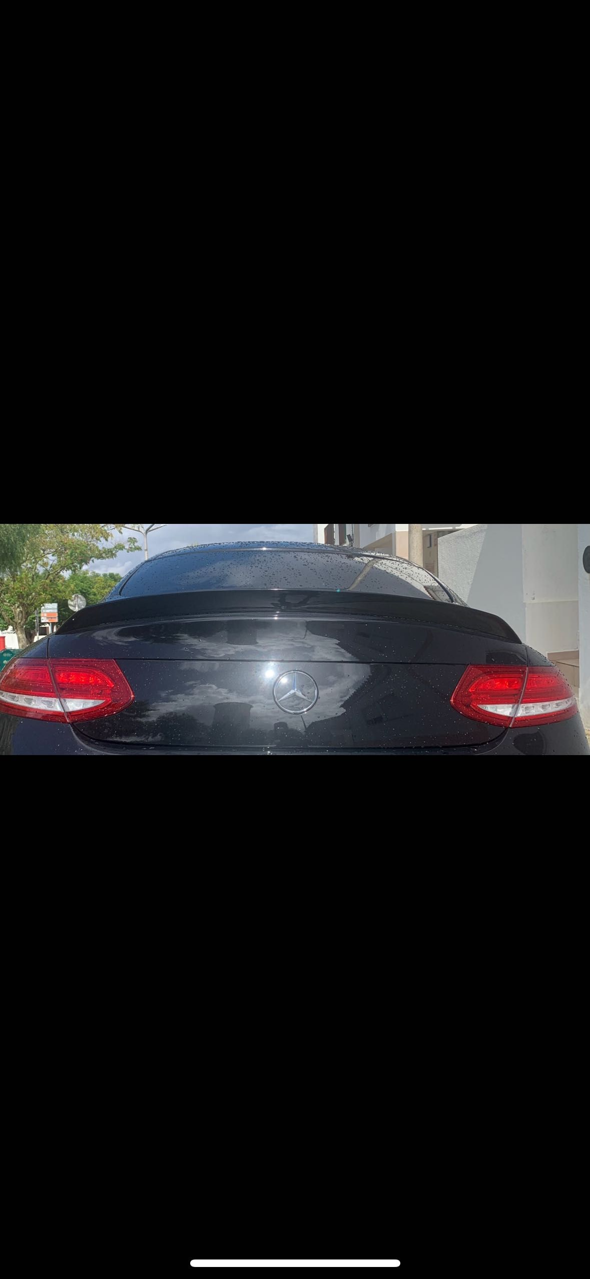 Aleron / Lip / Spoiler Traseiro Mercedes C Coupe W205