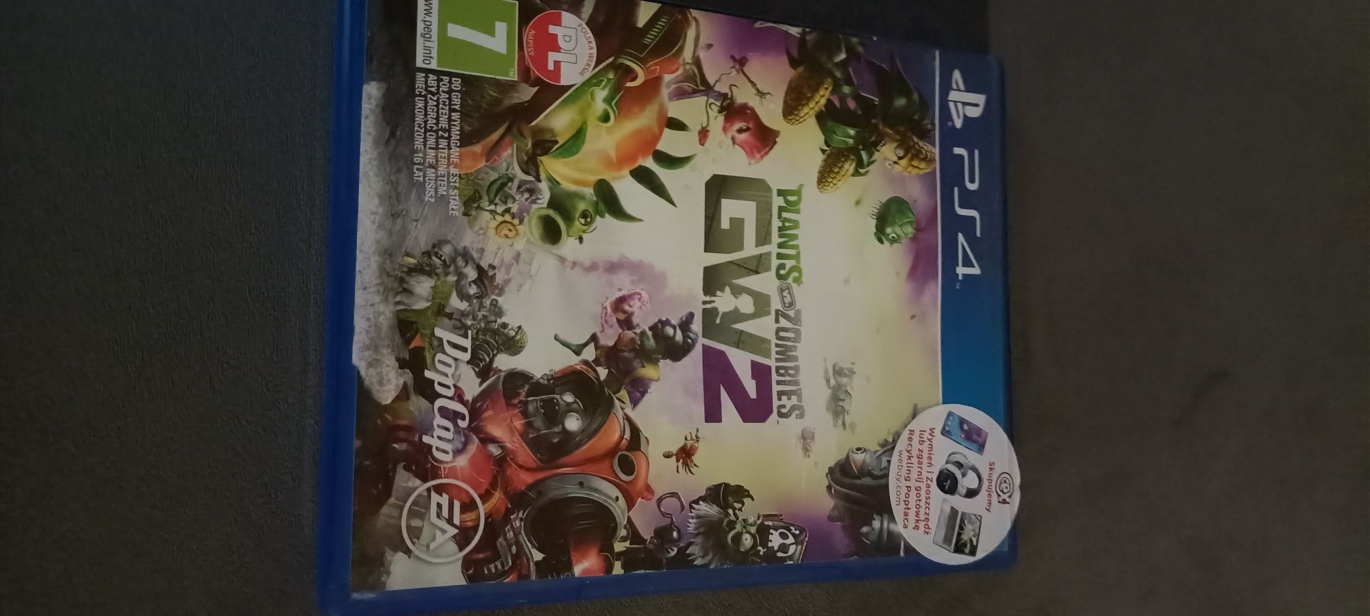 Gra "plants vs zombies gw2"ps4