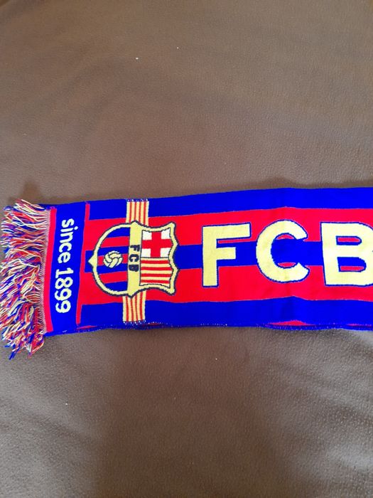 Cachecol oficial Barcelona sem uso