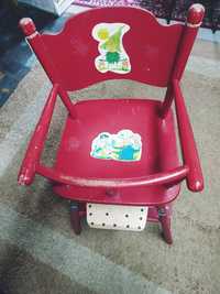 Krzesło dziecięce PRL do odrestaurowania