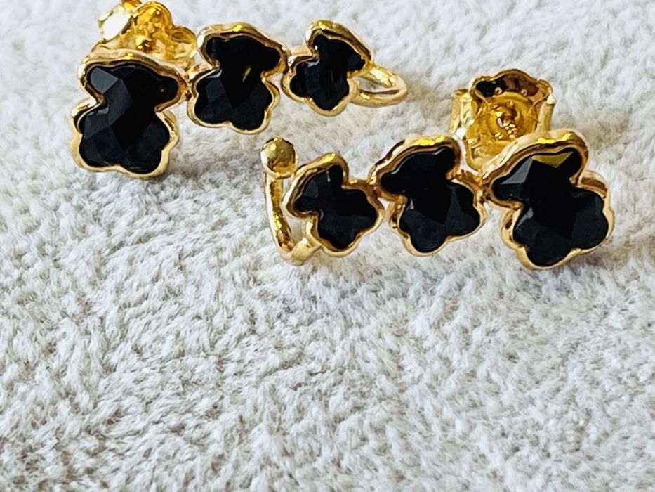 Tous climber nowe kolczyki srebro vermeil