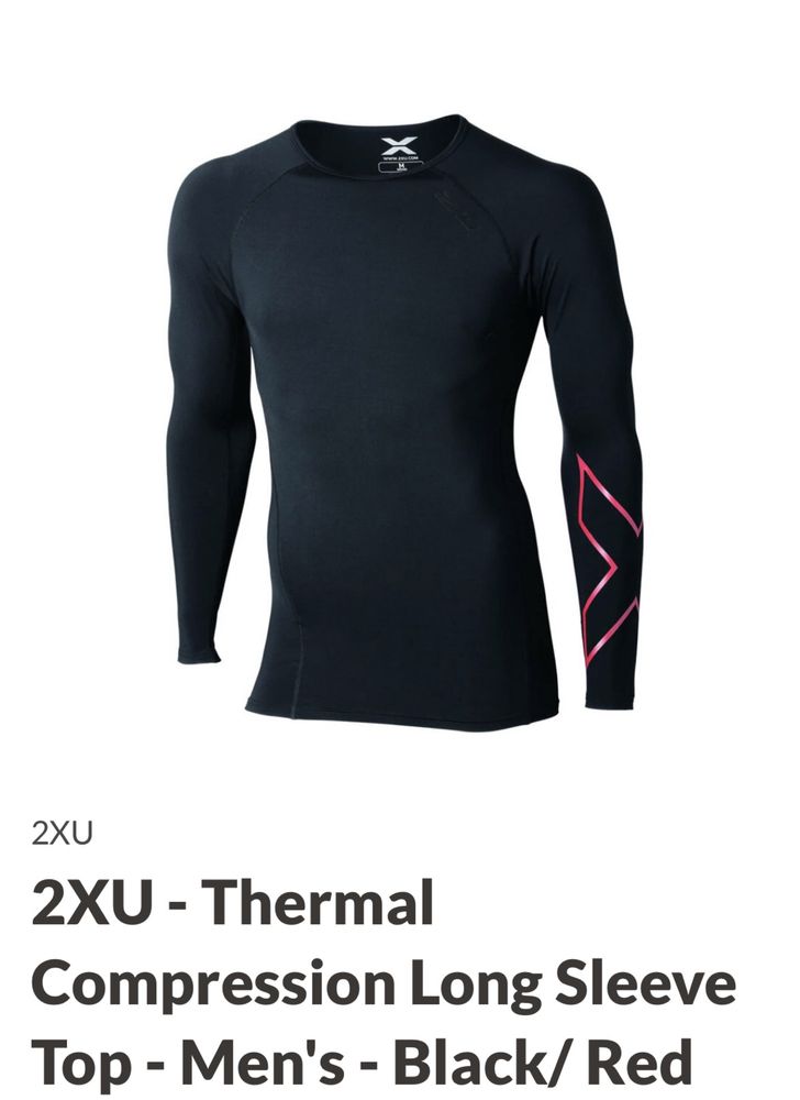 Топ с длинным рукавом 2XU Thermal Compression термуха термо чоловіча