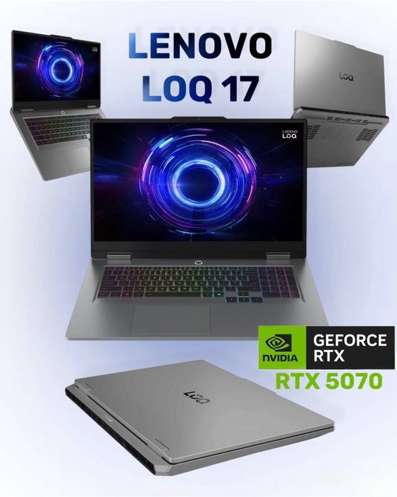 Lenovo LOQ 17 — i7-14700HX | RTX 5070 | 17.3″ 165 Гц | 16 Gb/ SSD 1Tb