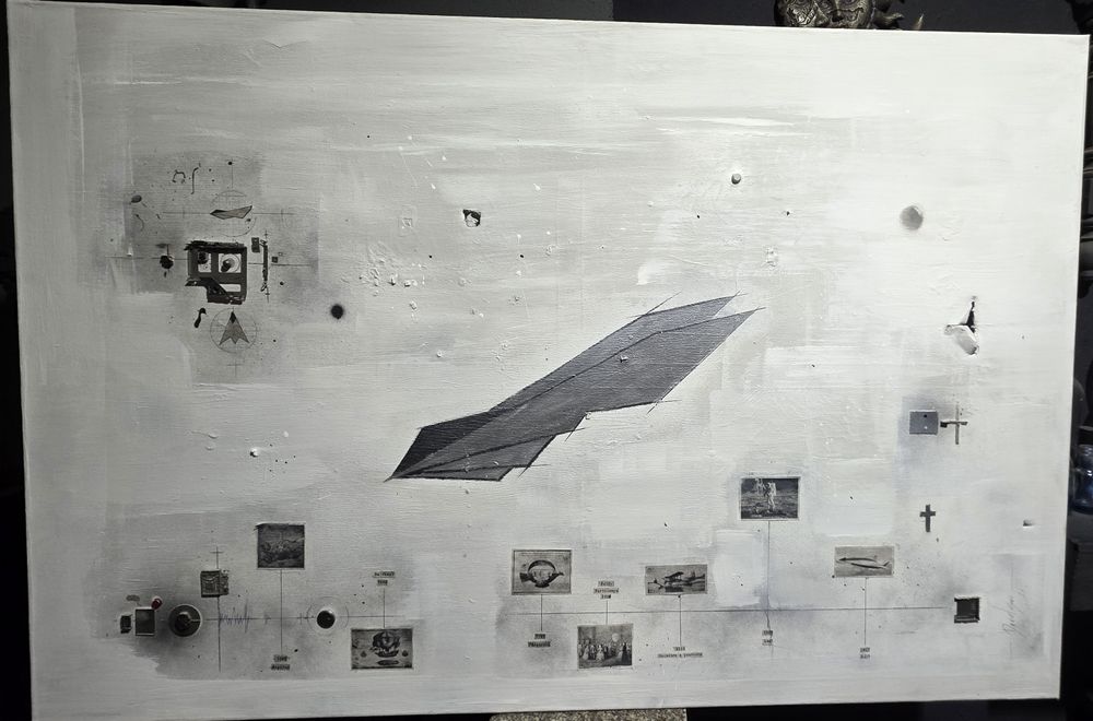 Quadro Pintado (Daniel Sãm) 80x120cm