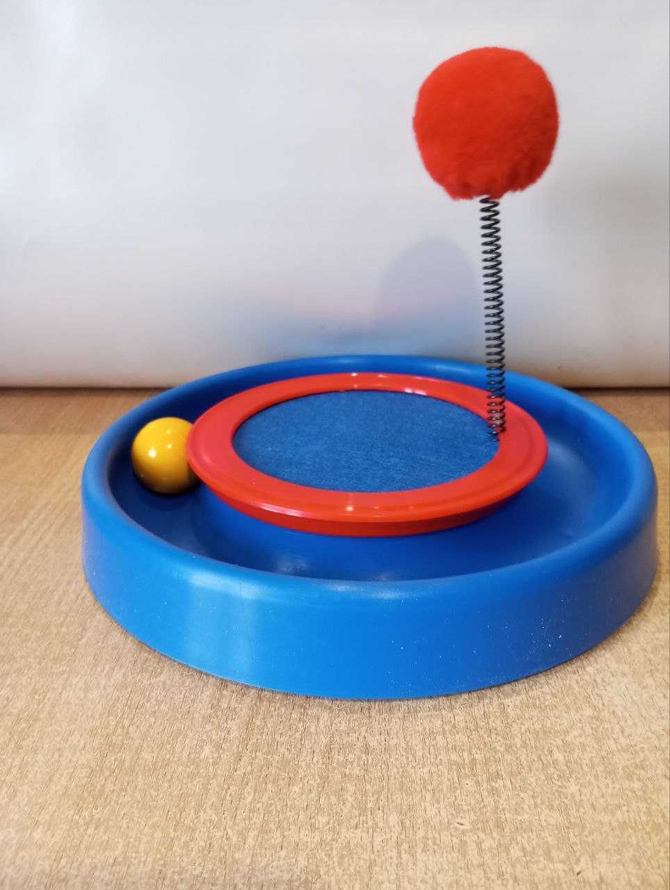Интерактивная игрушка трек « Погоняй мячик » с пружинкой