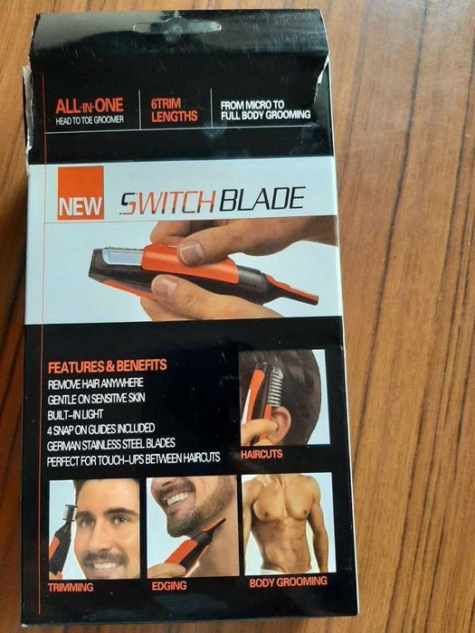 Триммер для бороды, Машинка для стрижки Switch Blade