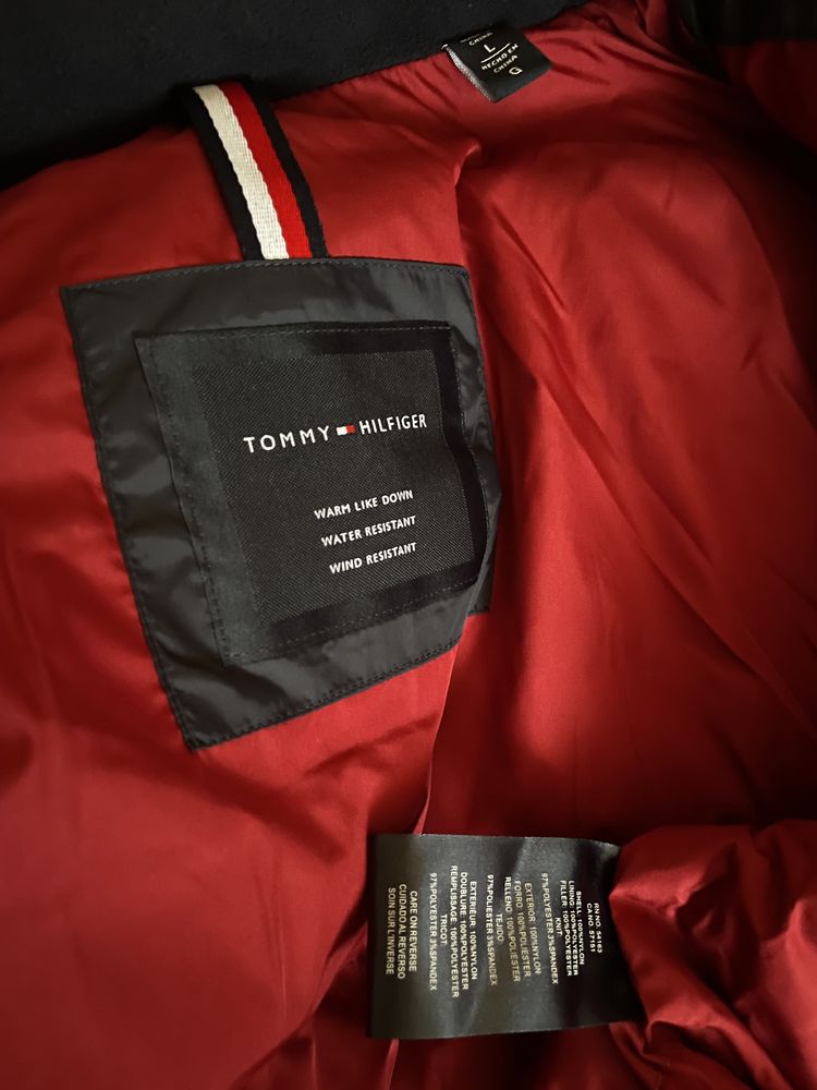 L 48 XXL 52 Tommy Hilfiger куртка пуховик парка л ххл хилфигер бомбер