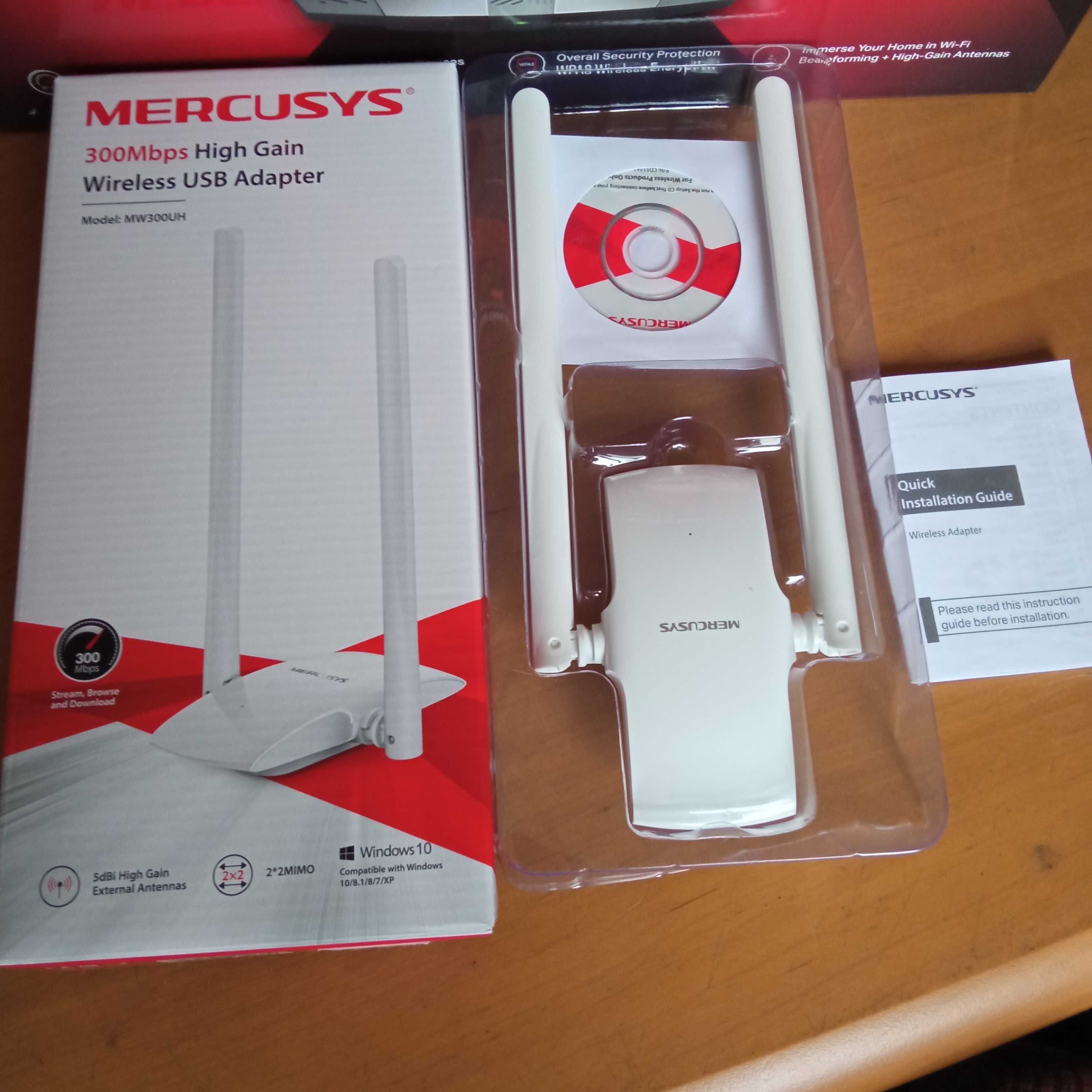 USB - Wi-Fi адаптер Mercusys MW300UM