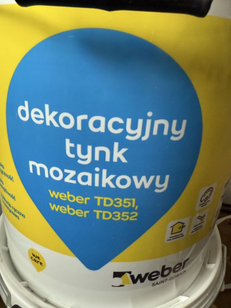 Tynk dekoracyjny mozaikowy WEBER TD351 TD352