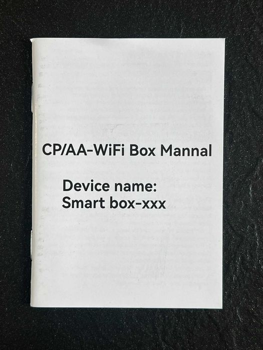 Bezprzewodowy adapter CarPlay USB C/A Plug and Play